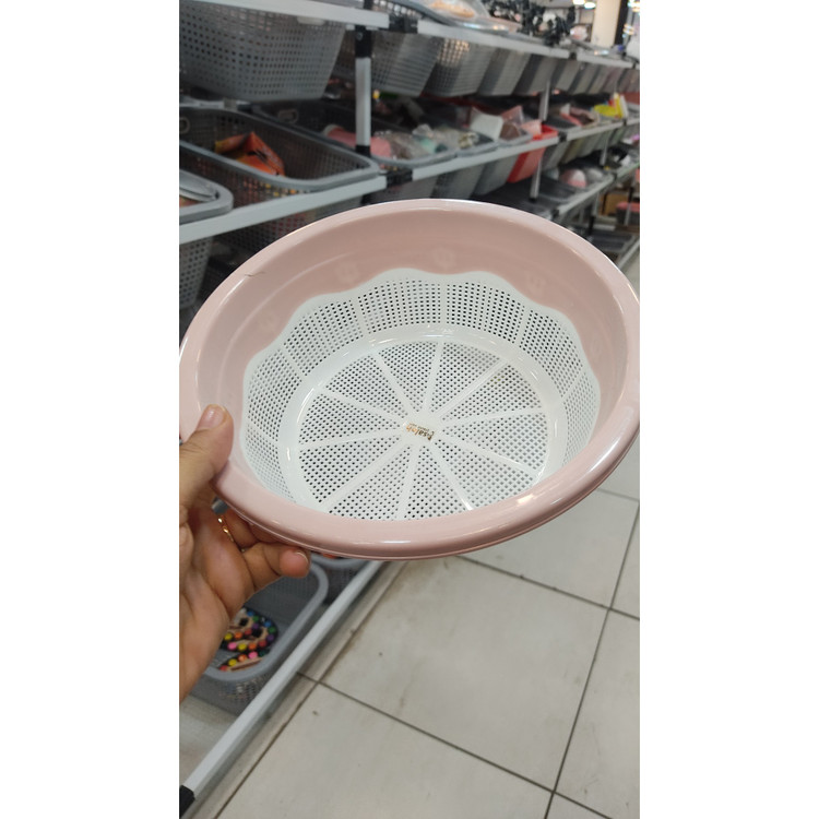 سبد آبکش دو رنگ موج دار