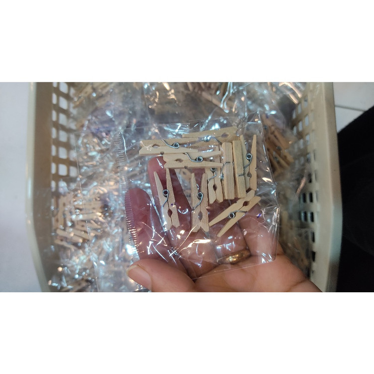 گیره لباس چوبی سایز کوچک