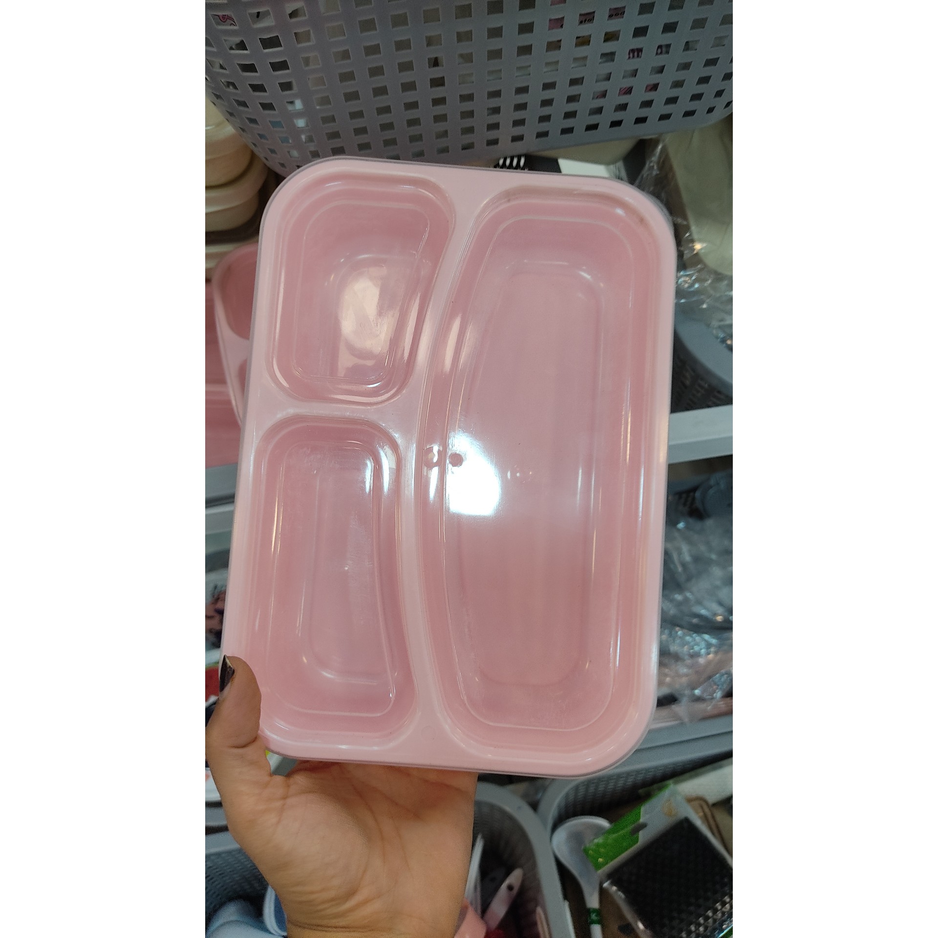 ظرف فریزری 3 خانه مستطیلی